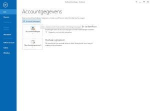 E-mail instellen in Outlook
